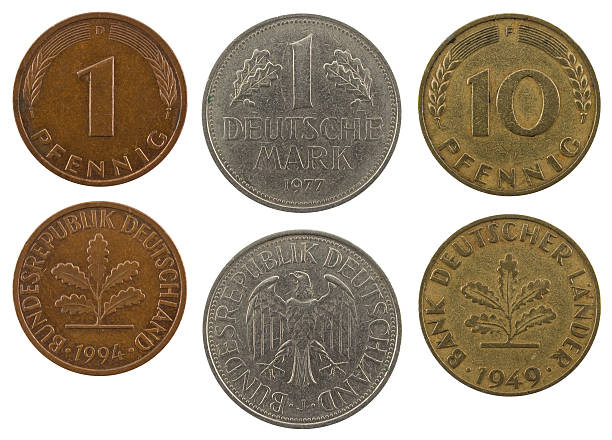 istock german pfennig and mark close up 96156886