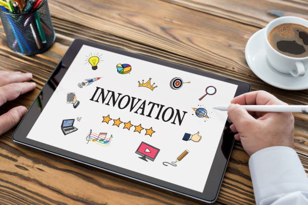 istock Innovation Concept on Digital Tablet Screen in Office 961575938