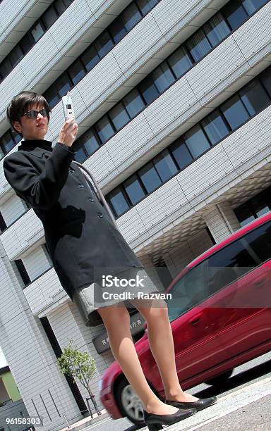 Woman With Phone Stock Photo - Download Image Now - Adult, Building - Activity, Business