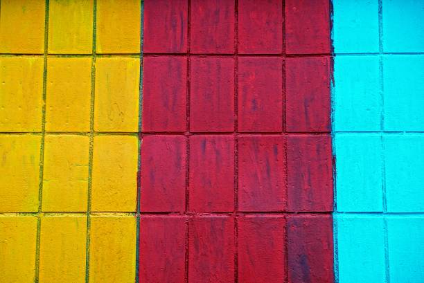 istock texture of colored old tiles on the wall 961588500