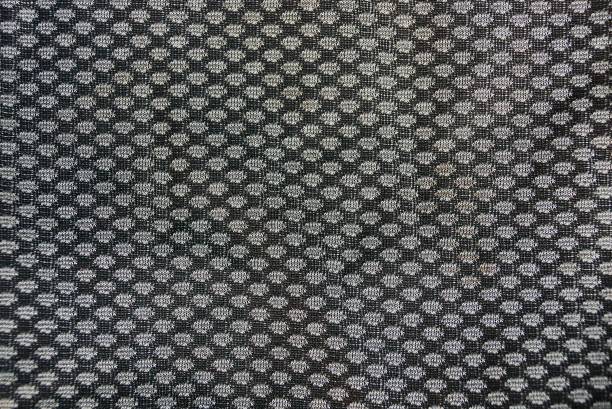 istock gray black fabric texture on a piece of cloth with a pattern 961589620