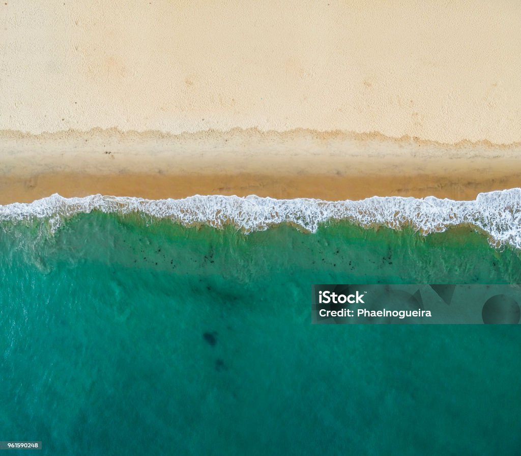 Aerial view of the beach Aerial view of the beach, drone photography Beach Stock Photo