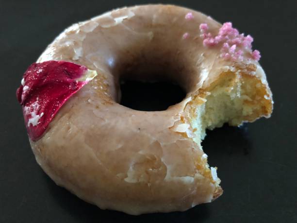 istock Fresh Gourmet Donut with Rose Petal 961606406