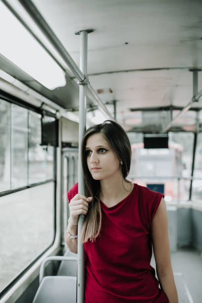 istock Woman in city transport 961619342