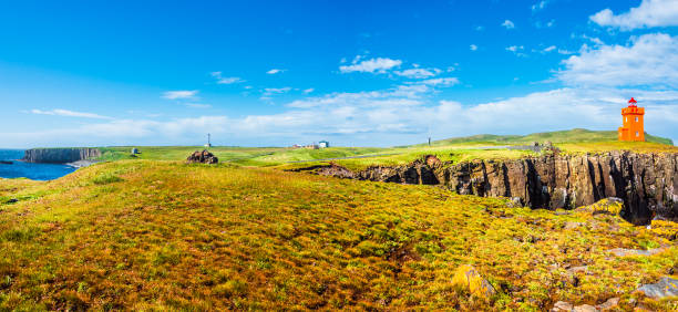 istock Lighthouse at seashore of Iceland 961623928