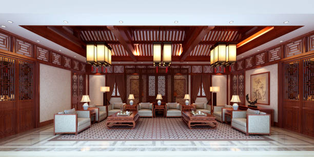 istock 3D render of Living Room 961624316