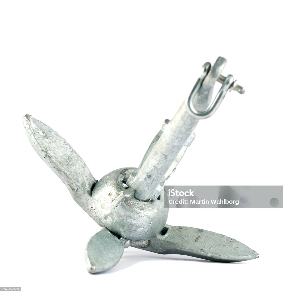 Anchor Boat anchor with shackle Anchor - Vessel Part Stock Photo