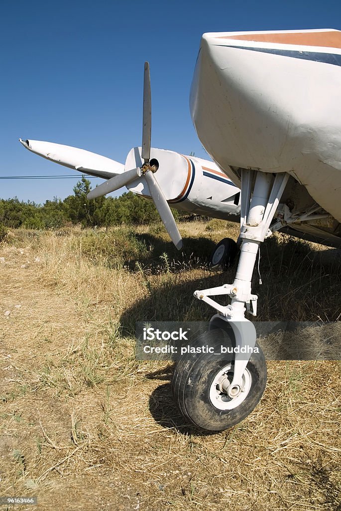 propeller plane  Abandoned Stock Photo