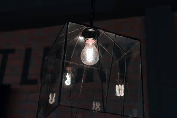 istock An ancient lamp burns in a chandelier 961637522
