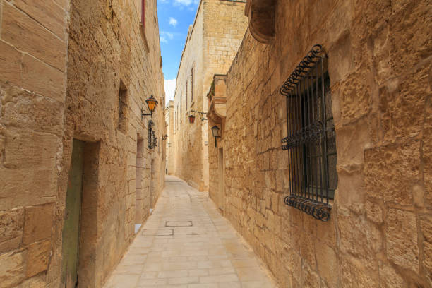 istock Mdina Malta narrow roads and walkways. 961642596