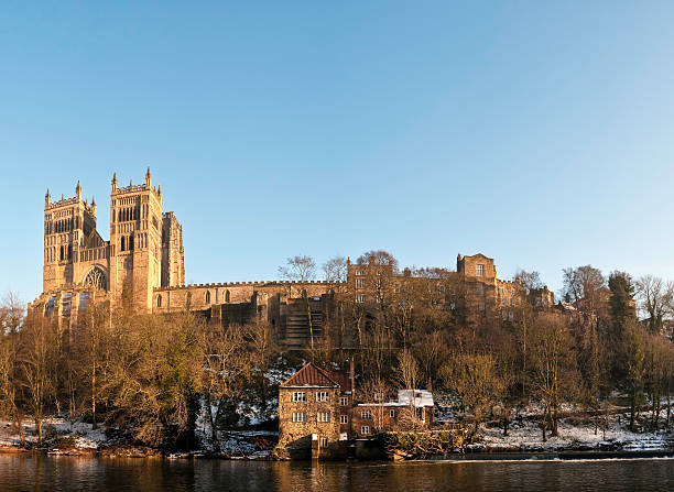 istock Panoramic image of Cathedral, Fulling Mill and Weir, Durham 96164328