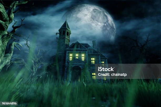 Foto de Haunted House e mais fotos de stock de Assustador - Assustador, Casa, Horror