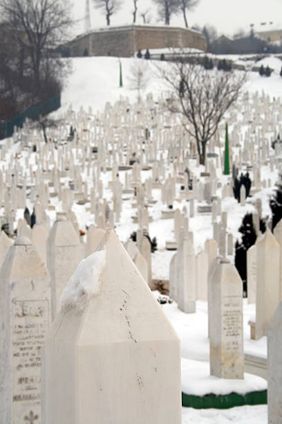 istock Bosnian war burial place in Sarajevo 96164696