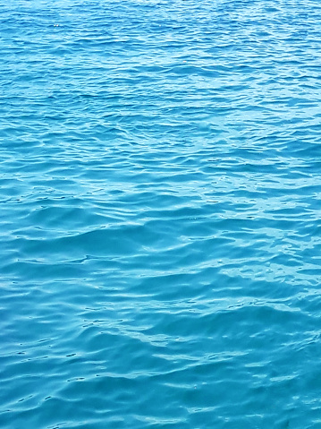 Blue sea water surface for texture and background