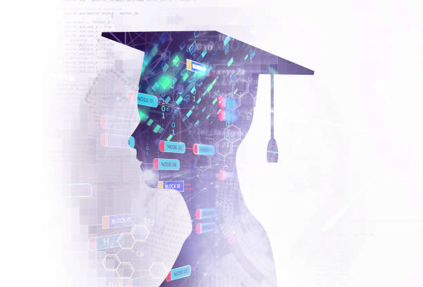 istock 3d rendering of virtual human silhouette on technology background illustration 961656326