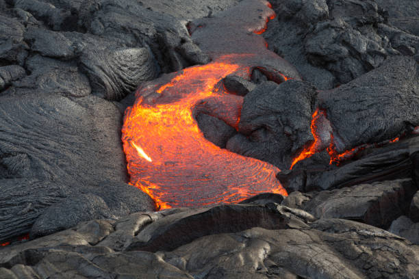 istock Lava flowing on Hawaii's Big Island 961664764