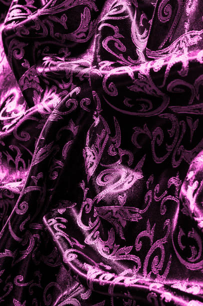 istock texture background pattern of silk fabric Royal monogram. pink. It is a red cranberry velvet with a royal gold font, creating a classic floral pattern. Light weight, great for design. 961667292