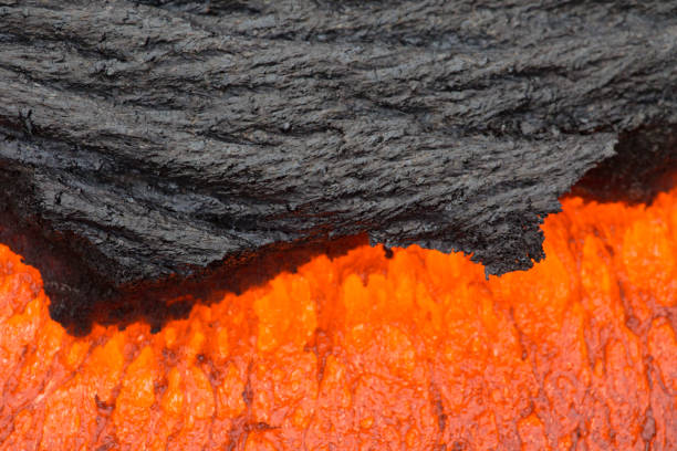 Hot lava on the Big Island of Hawaii