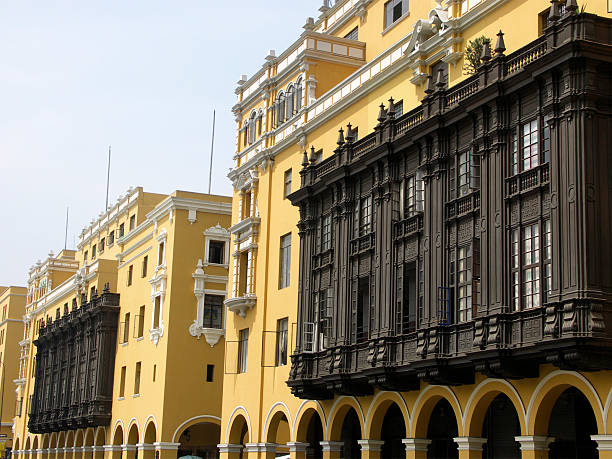 Lima City Hall stock photo