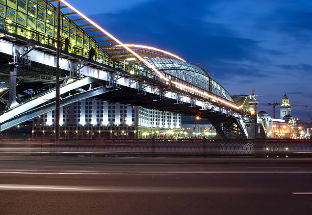 istock night view bridge in the Moscow 96168441