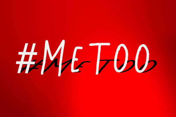 istock MeToo hashtag on abstract blur light gradient red background. #metoo as a new movement. As part of anti sexual harassment. 961686492