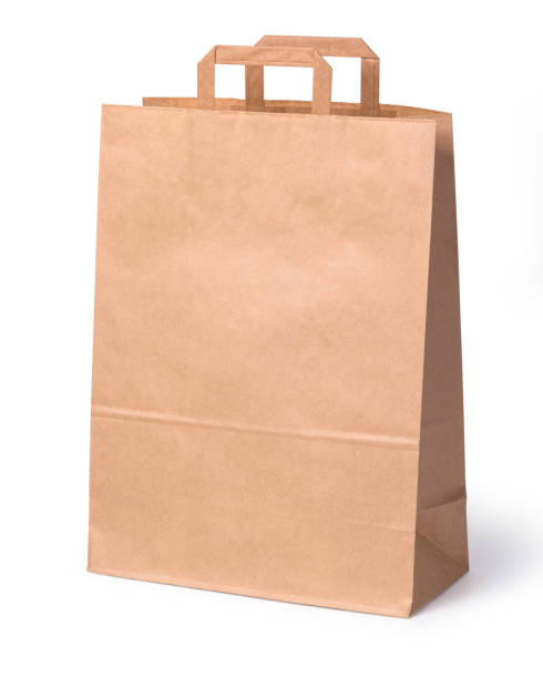 istock Paper shopping bag isolated 961687186