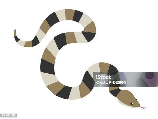 Illustrazione Serpente - Immagini vettoriali stock e altre immagini di Serpente - Rettile - Serpente - Rettile, Illustrazione, Rettile