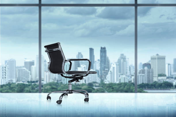 istock the chair in office interior with city view 961695630