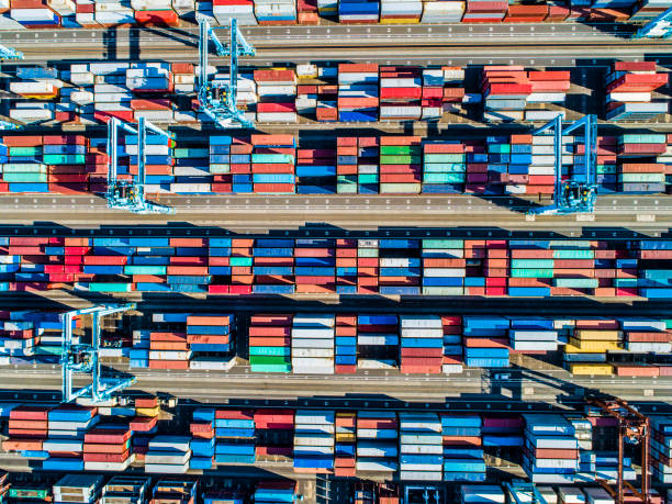 istock A place where lots of trade containers are lined up. 961701976