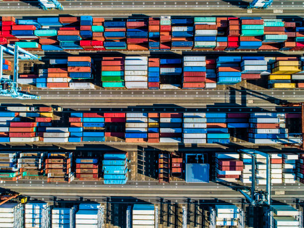 istock A place where lots of trade containers are lined up. 961704098