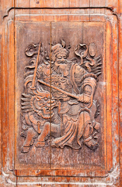 istock Traditional Chinese wooden door 961710362