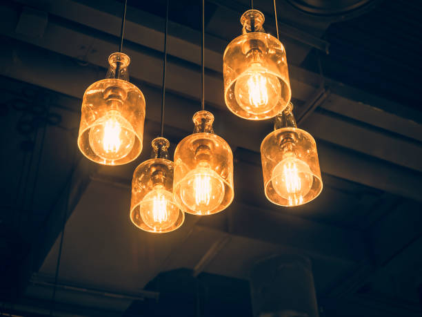 istock Lighting Interior decoration hanging lamp Vintage style 961719116
