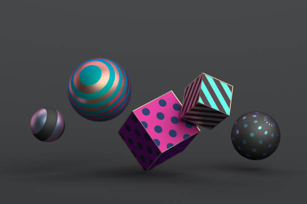 istock Abstract 3D Rendering of Geometric Shapes 961719196