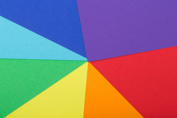 istock Multicolor background from a cardboard of different colors 961722114