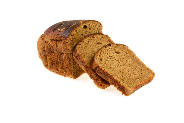 istock a piece of dark bread on a white background 961724996