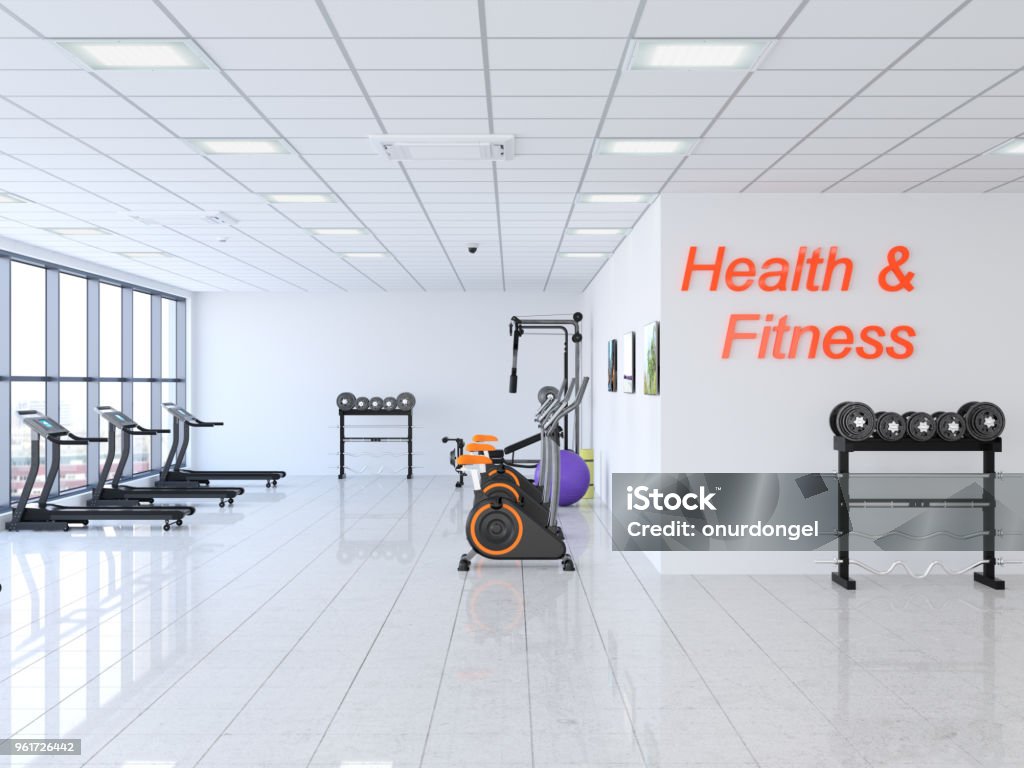 Modern Gym Gym Stock Photo