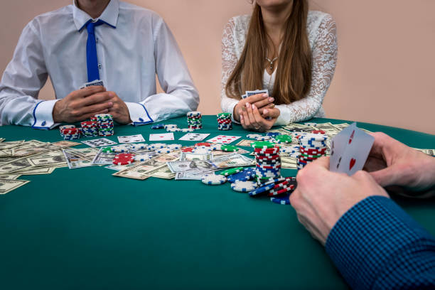 Player hands with card combination, casino, gambling Player hands with card combination, casino, gambling child gambling chip gambling poker stock pictures, royalty-free photos & images