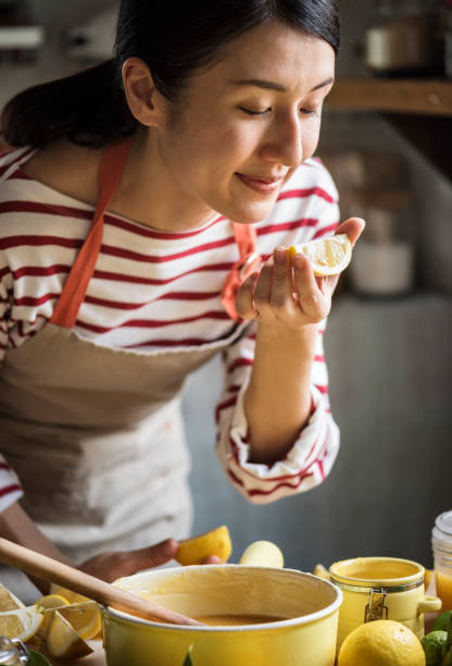 Lemon curd food photography recipe idea