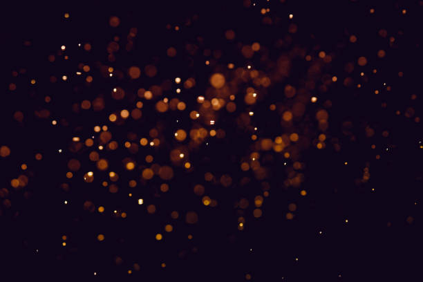 istock Christmas blur bokeh background texture abstract light glittering stars on bokeh. glitter vintage lights background 961747142