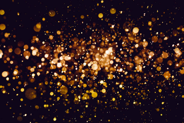 istock Christmas blur bokeh background texture abstract light glittering stars on bokeh. glitter vintage lights background 961747160