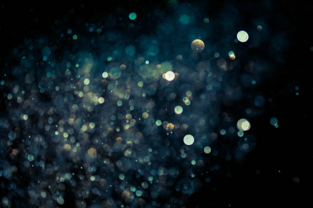 istock Christmas blur bokeh background texture abstract light glittering stars on bokeh. glitter vintage lights background 961747328