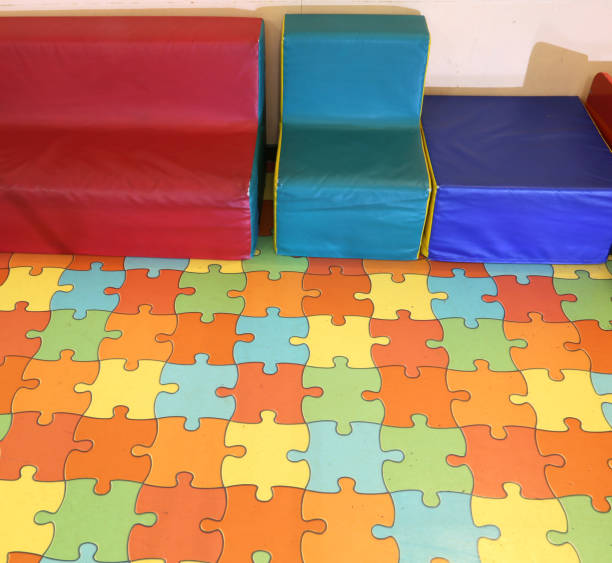 istock small armchairs for children with a puzzle mat 961751412