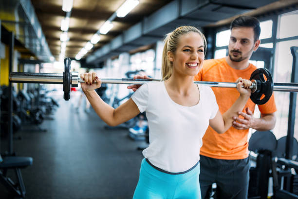 istock Working out in fitness center 961753536