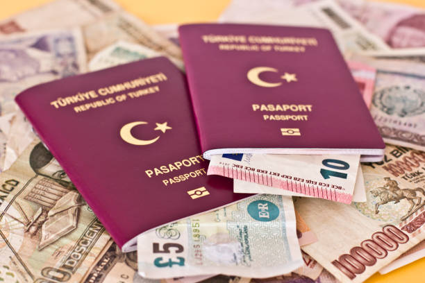 istock Foreign passports and money from the countries 961757332