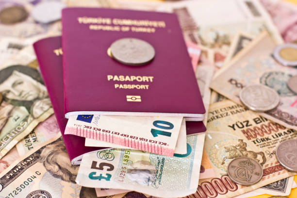 istock Foreign passports and money from the countries 961757552