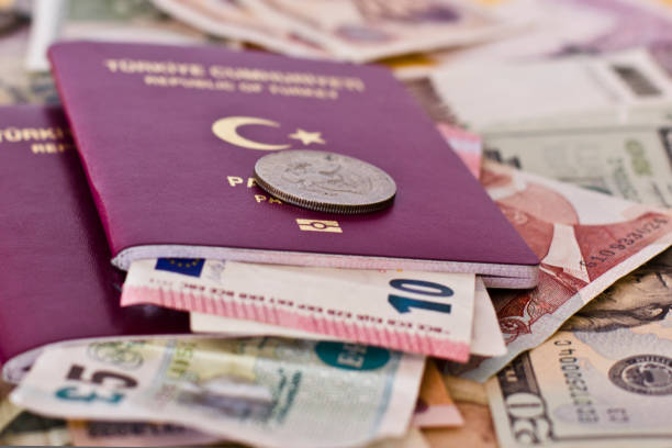 istock Foreign passports and money from the countries 961757784