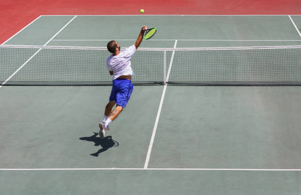 istock Smash Shot in Tennis 961759068