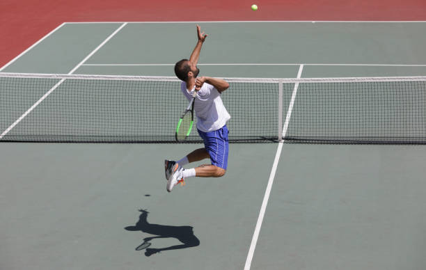 istock Smash Shot in Tennis 961759070