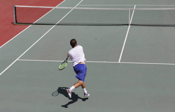 istock Forehand Stroke of a Tennis Player 961759120