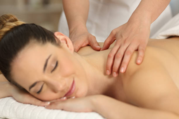 istock Therapist having a massage to a patient 961768138